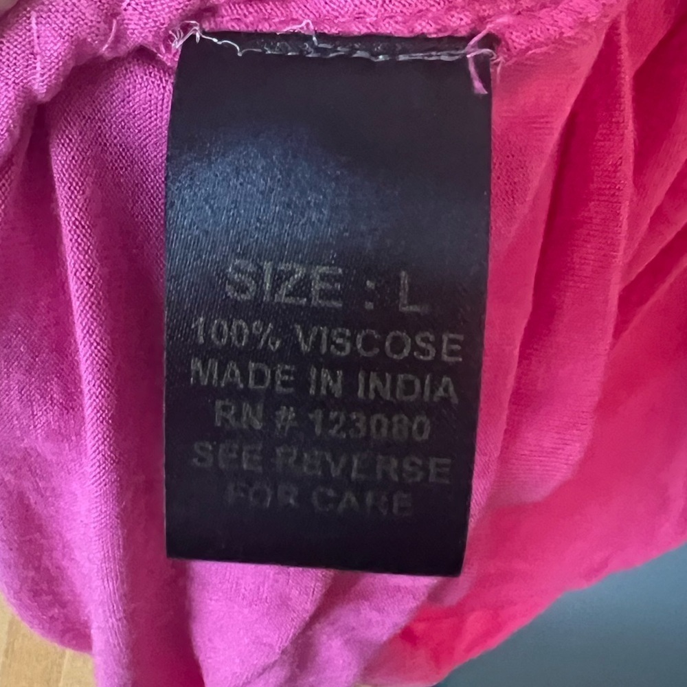 Mandee Women’s Pink Silver Gold Sequin Tank Top Twist Back Size Large Y2K Club - Picture 5 of 5